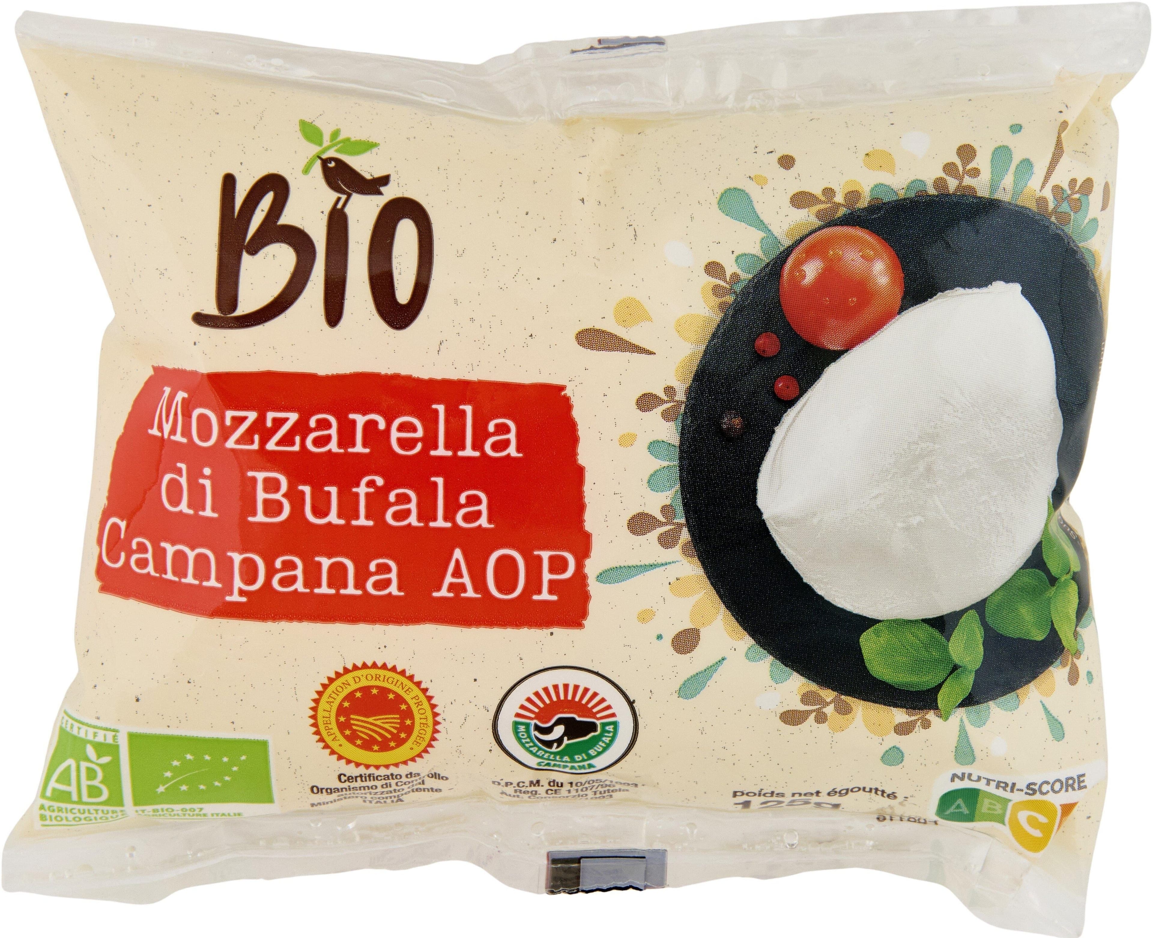 Auchan BIOMozzarella di Bufala Campana AOP packshot