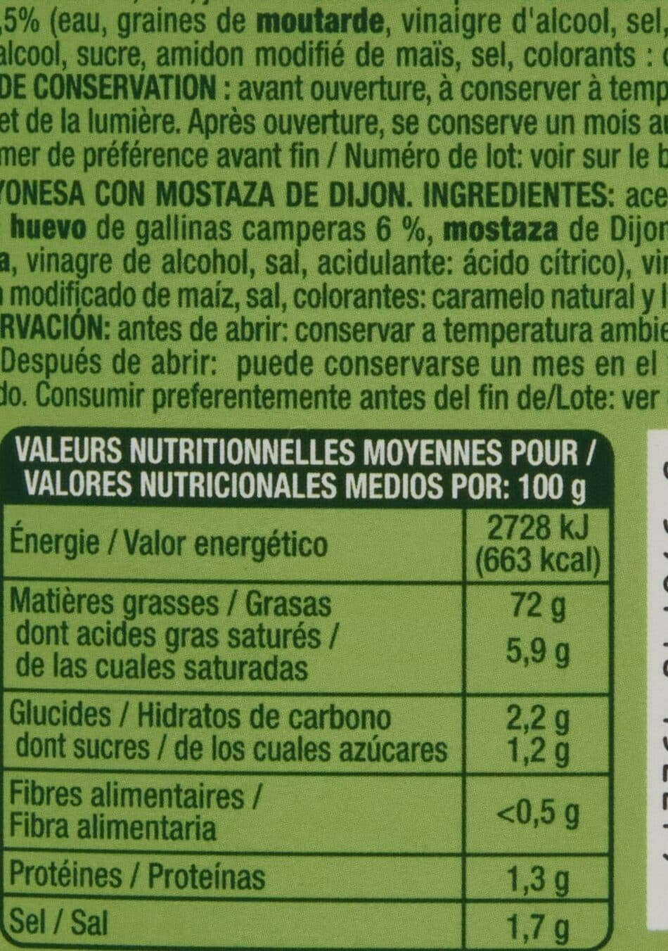 Auchan Mayonnaise à la moutarde de Dijon packshot
