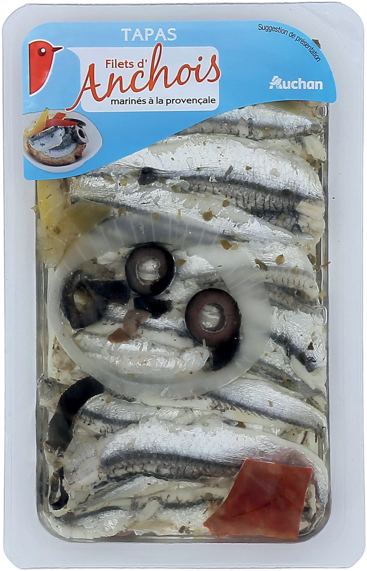 Auchan Filet anchois marinés à la provençale packshot
