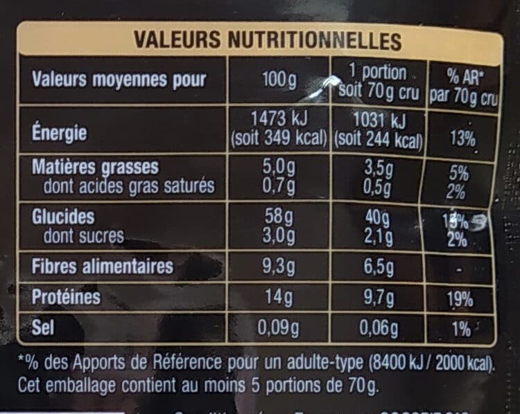 Auchan Quinoa blond packshot