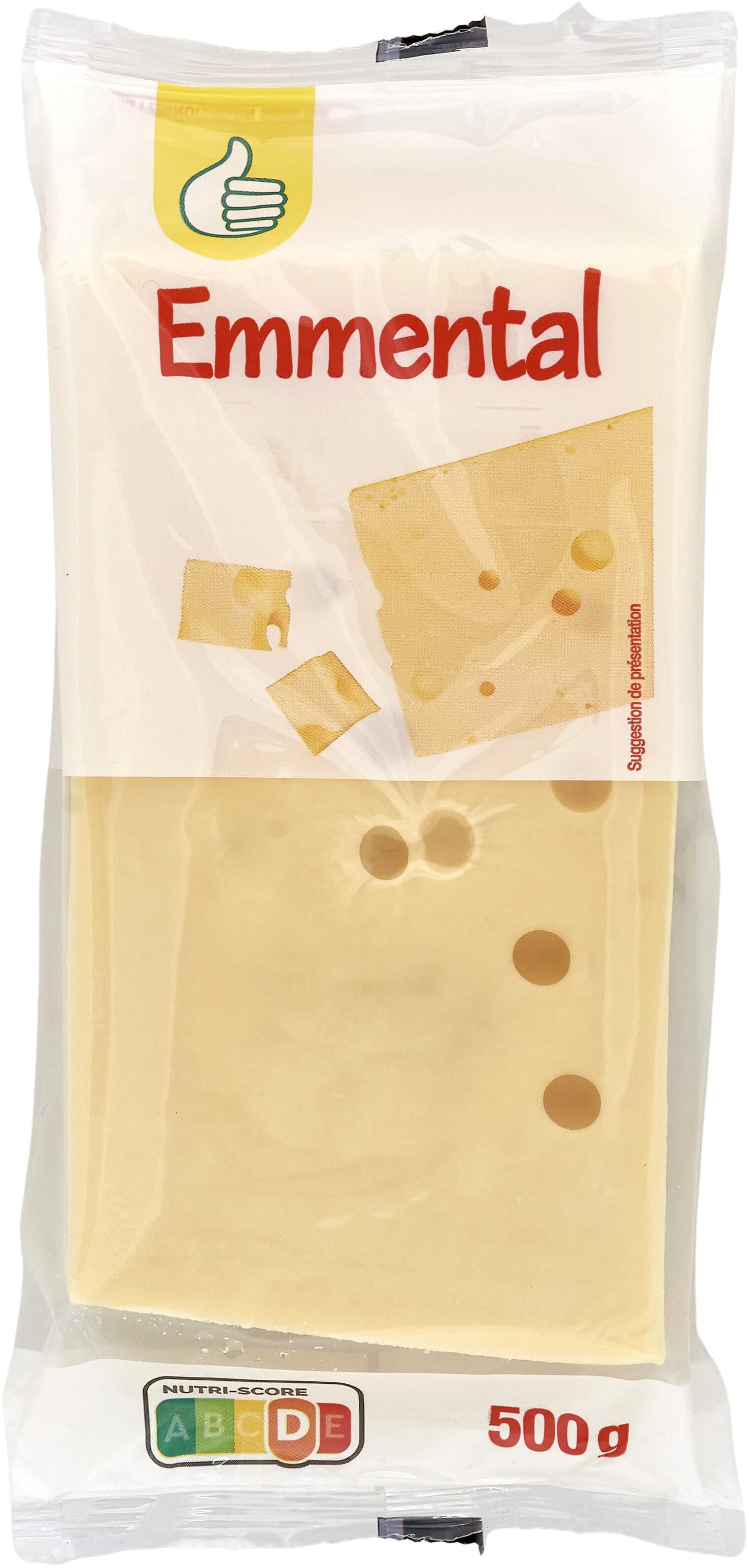 Auchan Emmentalportion packshot