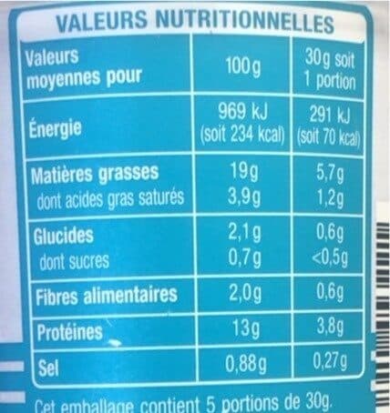 Auchan Rillettes de thon fromage et ciboulette packshot