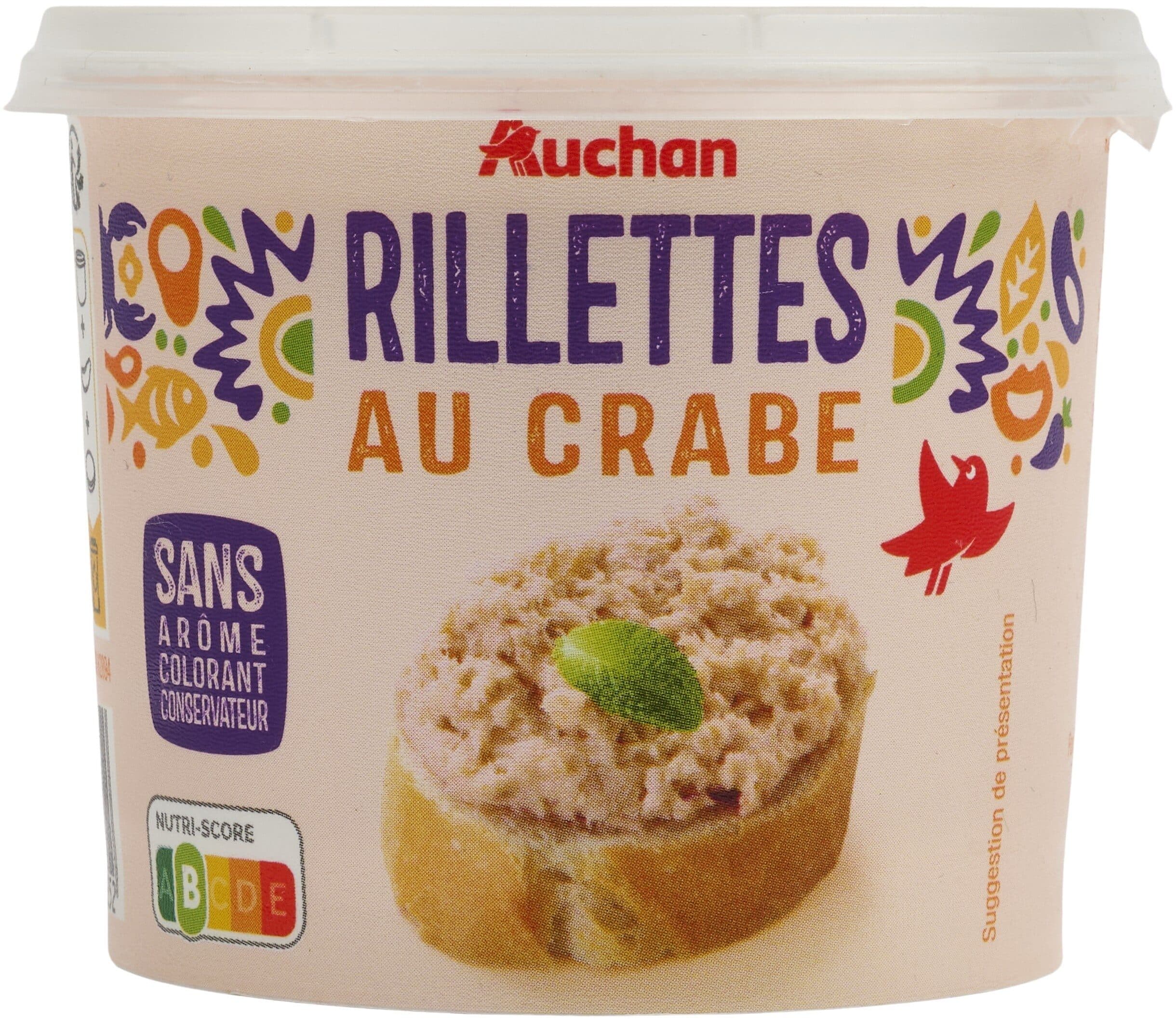 Auchan Rillettes au crabe packshot