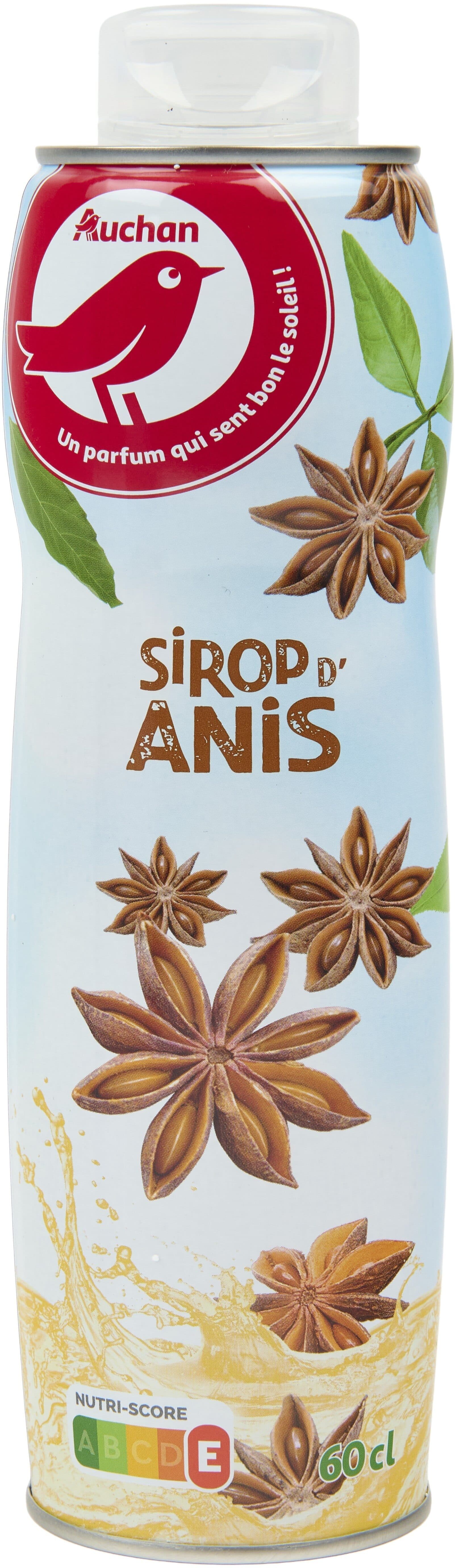 Auchan Sirop d'anis packshot
