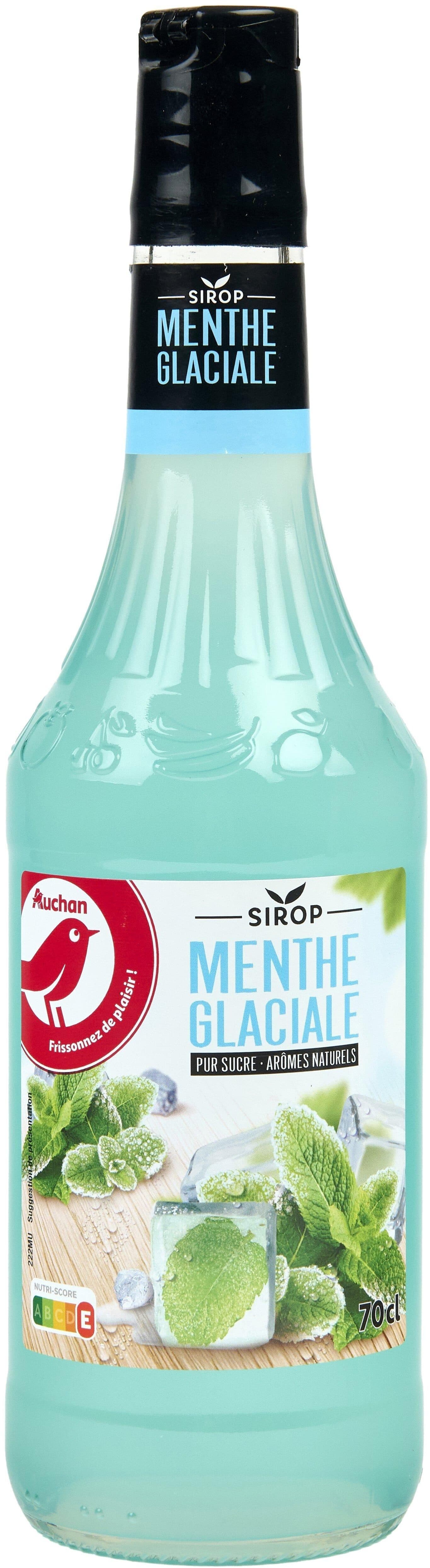 Auchan Sirop de menthe glaciale packshot