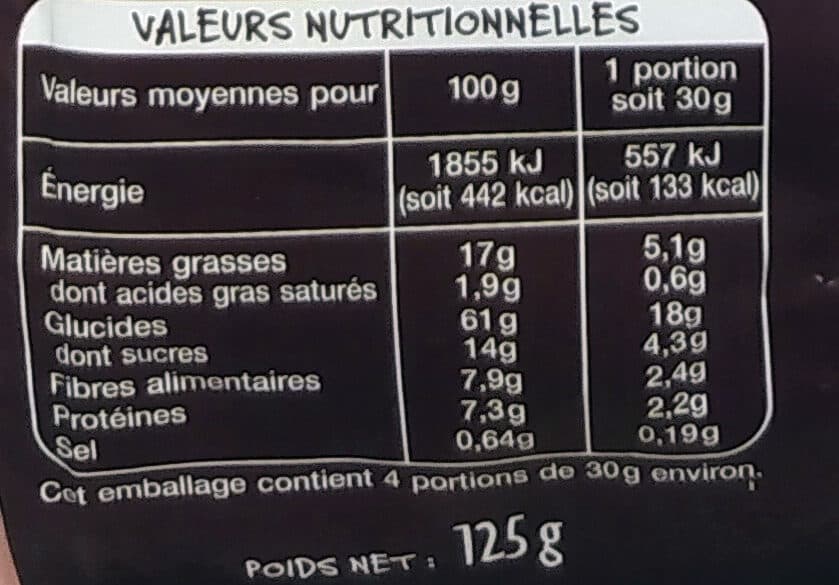 Auchan Chips 4 couleurs packshot