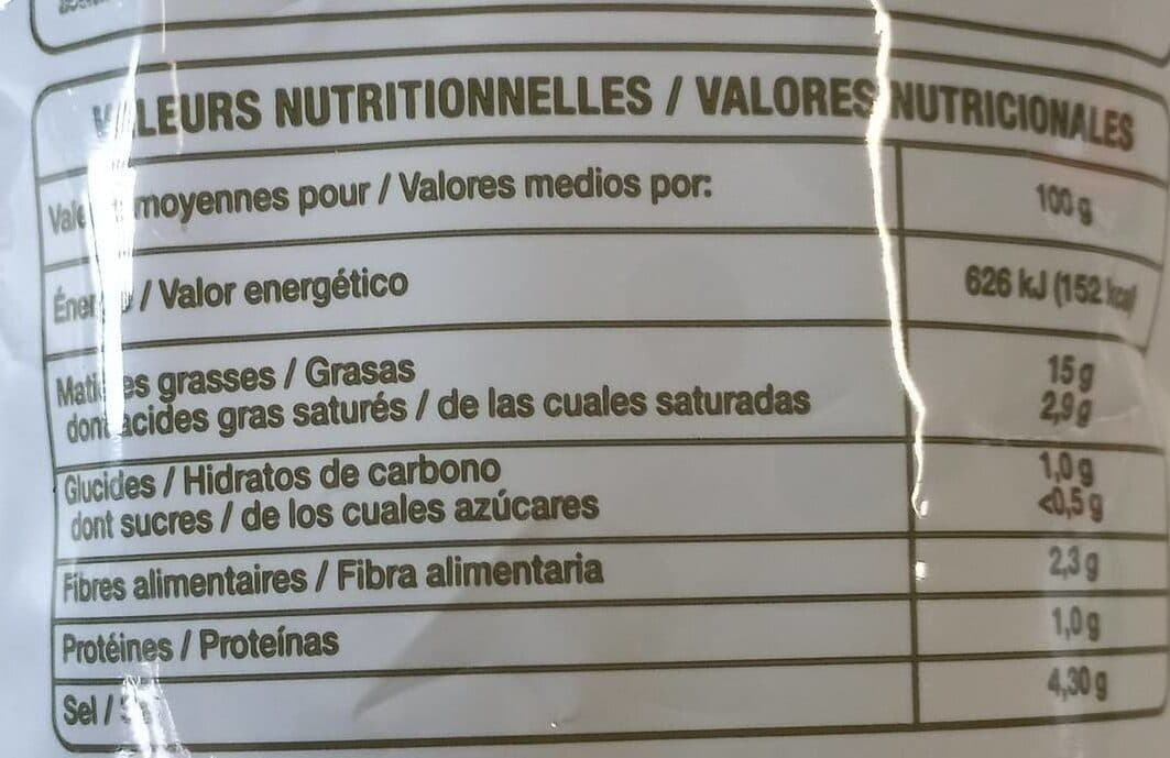 Auchan Olives vertes dénoyautées packshot