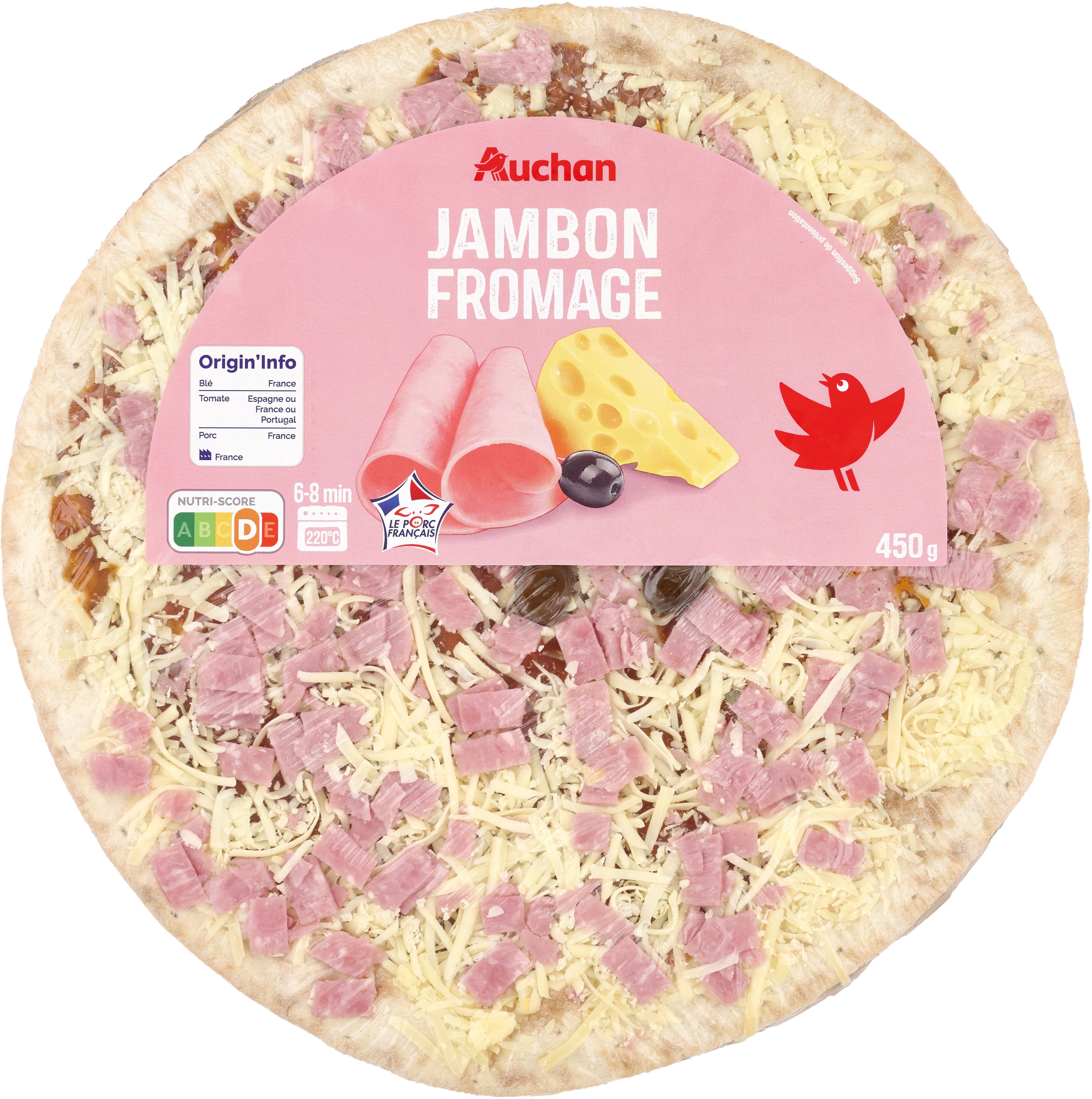 Auchan Jambon fromage packshot