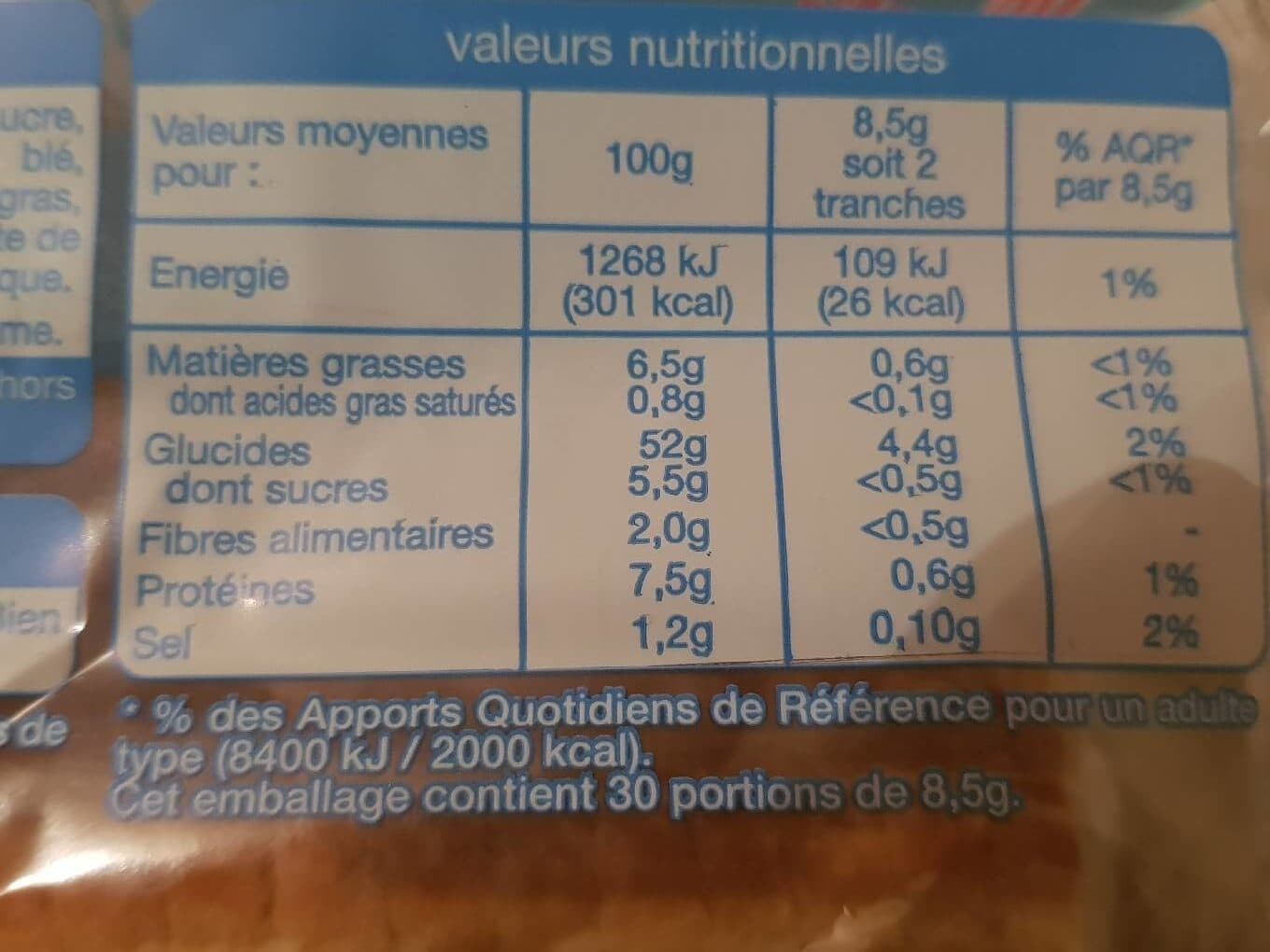 Auchan Mini canapés nature packshot
