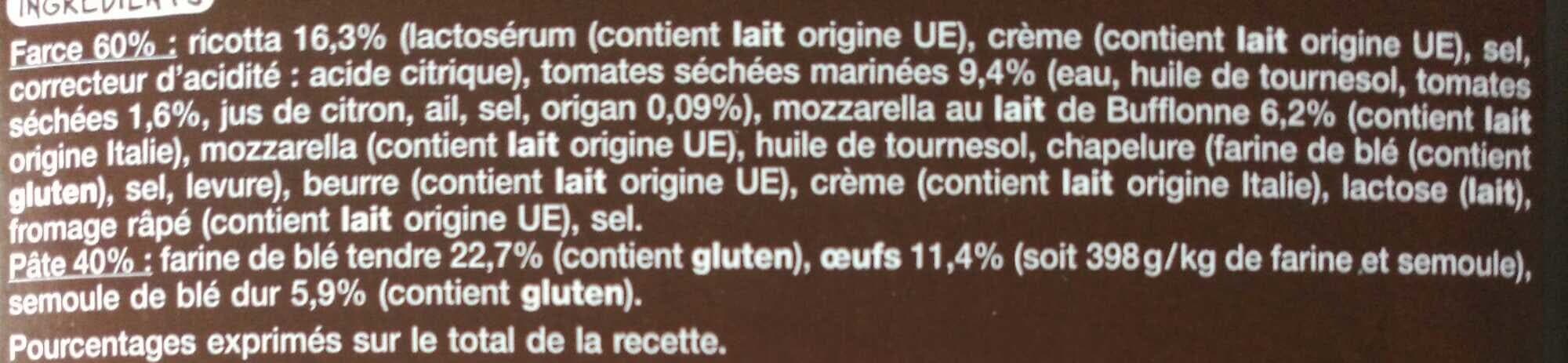 Auchan Mezzelune pomodori e mozzarella di latte di bufala packshot