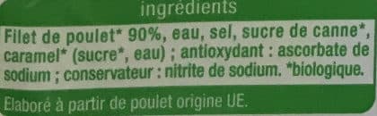 Auchan Blanc de Poulet supérieurIssu de l'agriculture biologique packshot