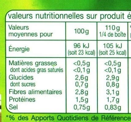 Auchan Haricots beurre extra-fins packshot