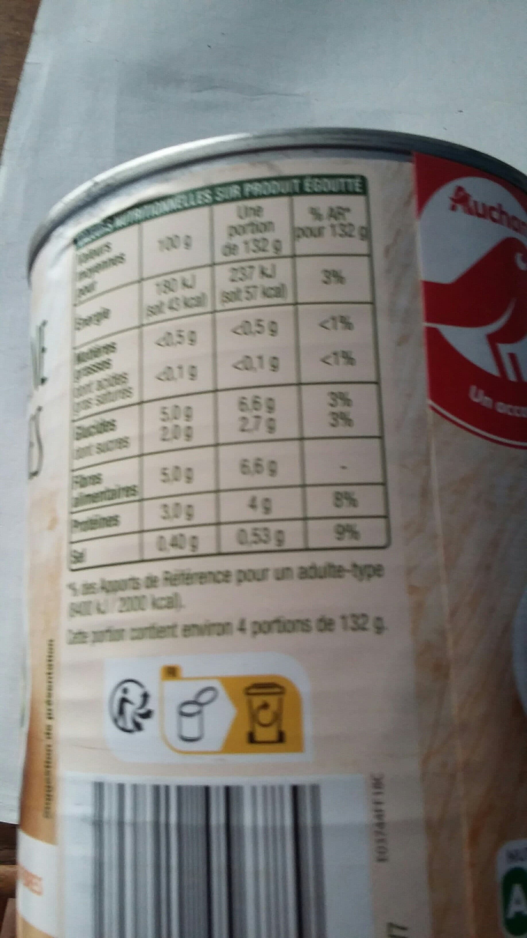 Auchan Macédoine de légumes packshot