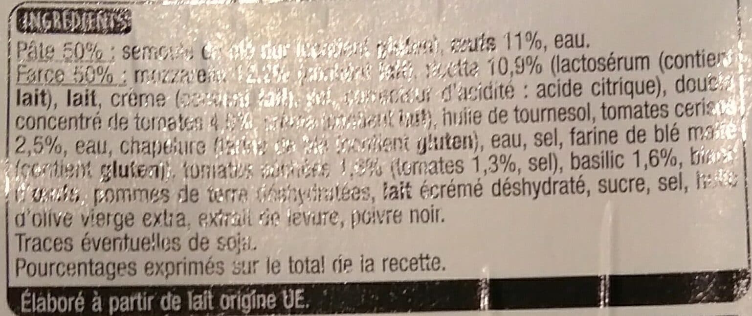 Auchan Girasole tomate mozzarella packshot