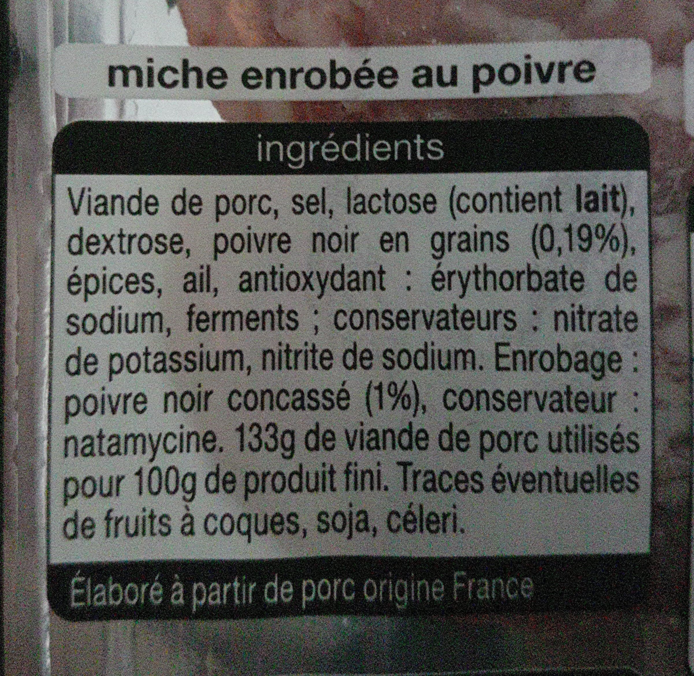 Auchan Miche au poivre packshot