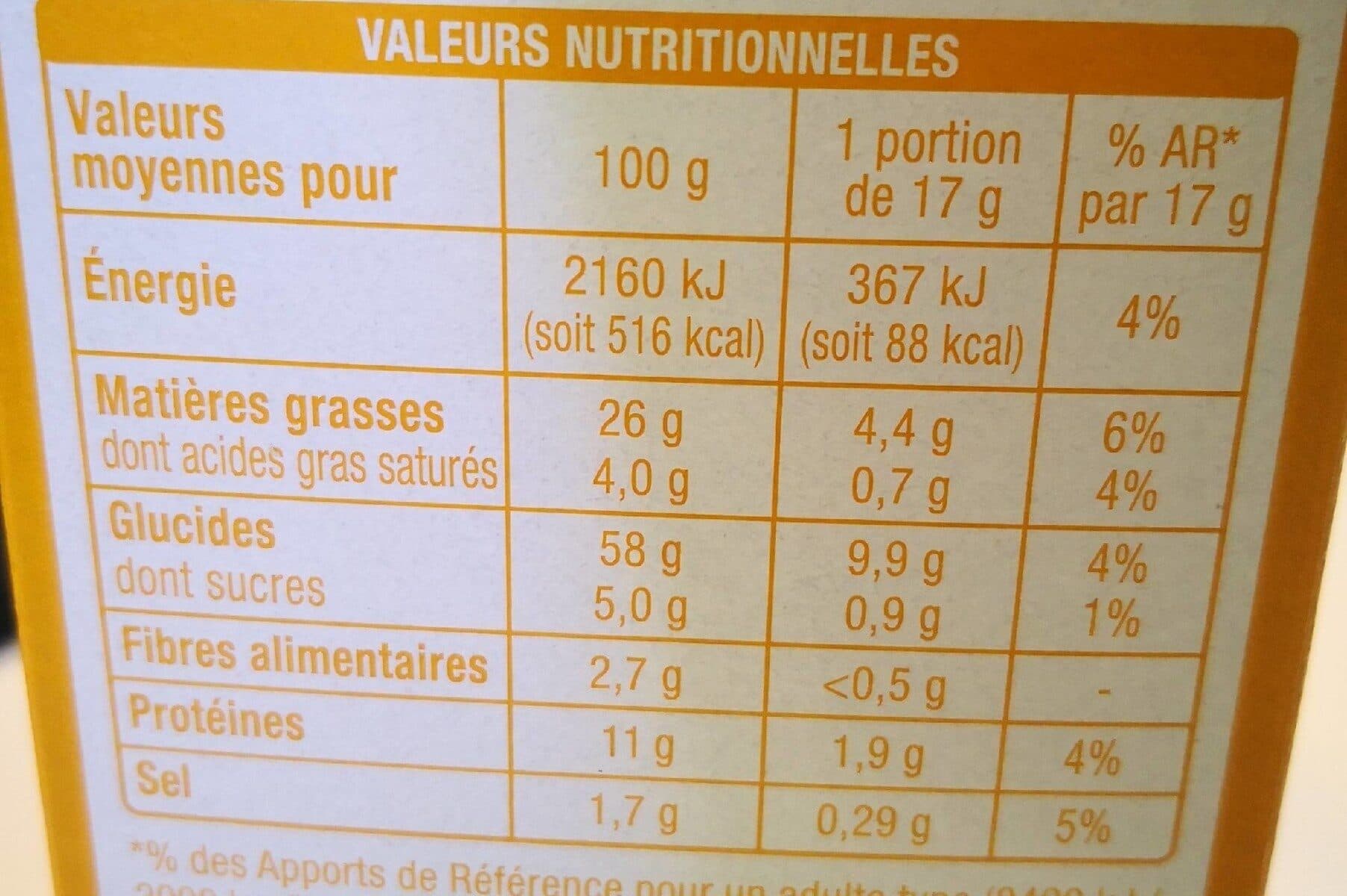 Auchan Feuilletés Emmental packshot