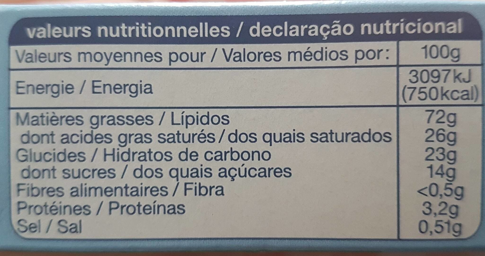 Auchan Bâtonnets chocolat au lait packshot