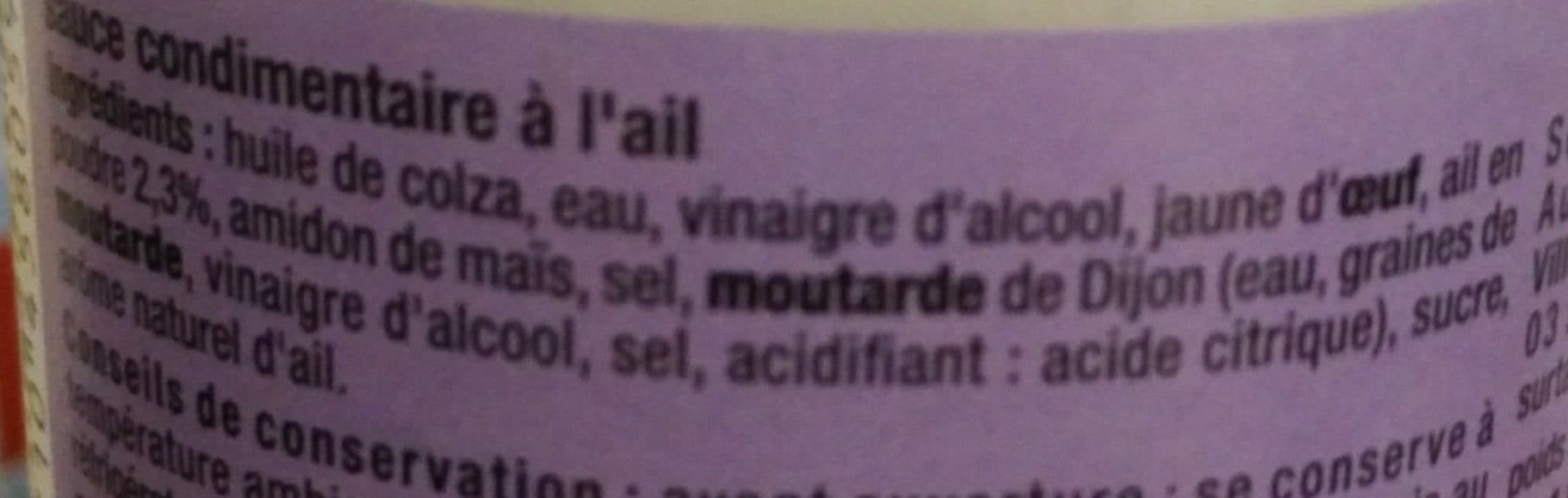 Auchan Sauce aioli packshot