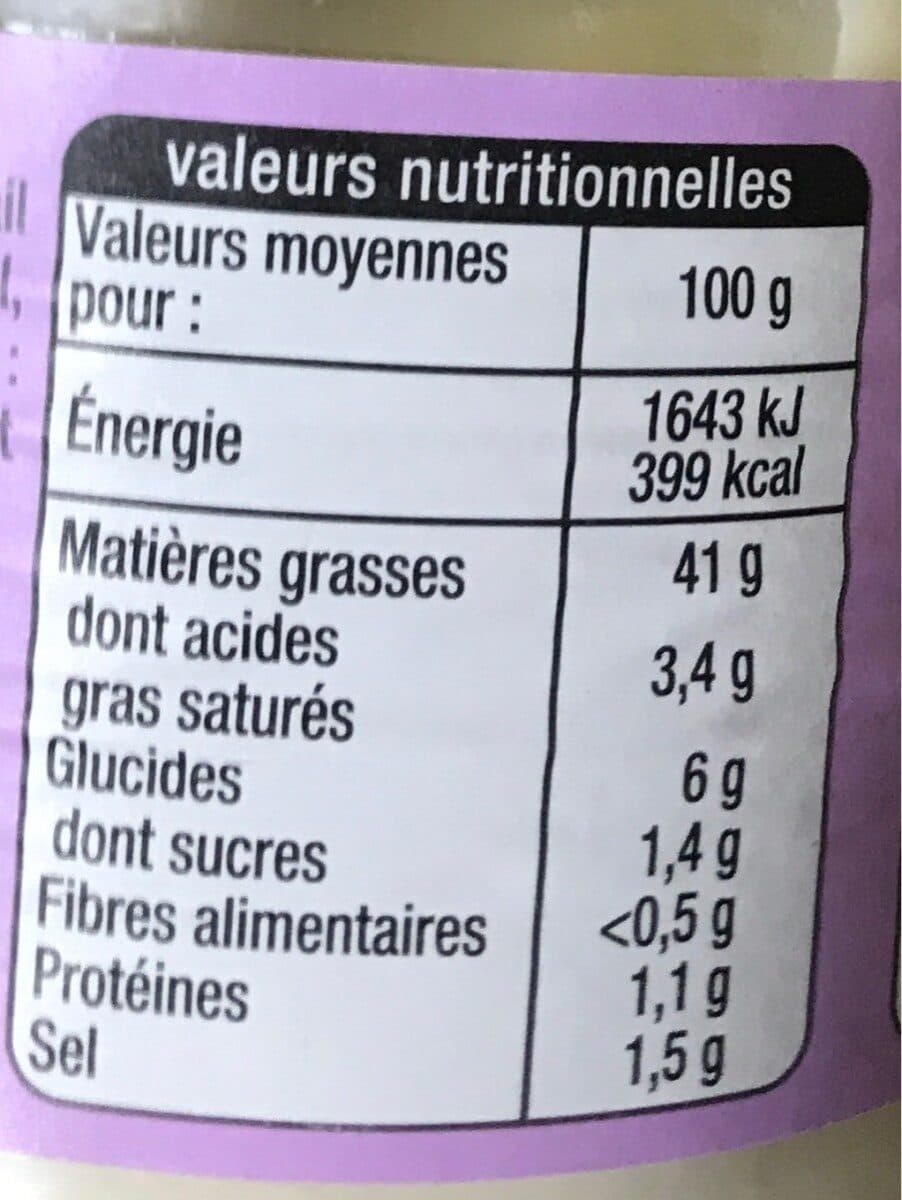 Auchan Sauce aioli packshot