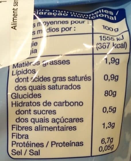 Auchan Fusilli sans gluten packshot