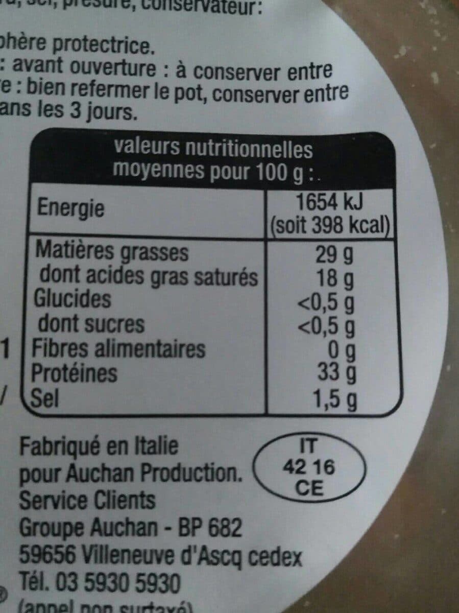 Auchan Grana Padano a scaglie (= en copeaux) packshot
