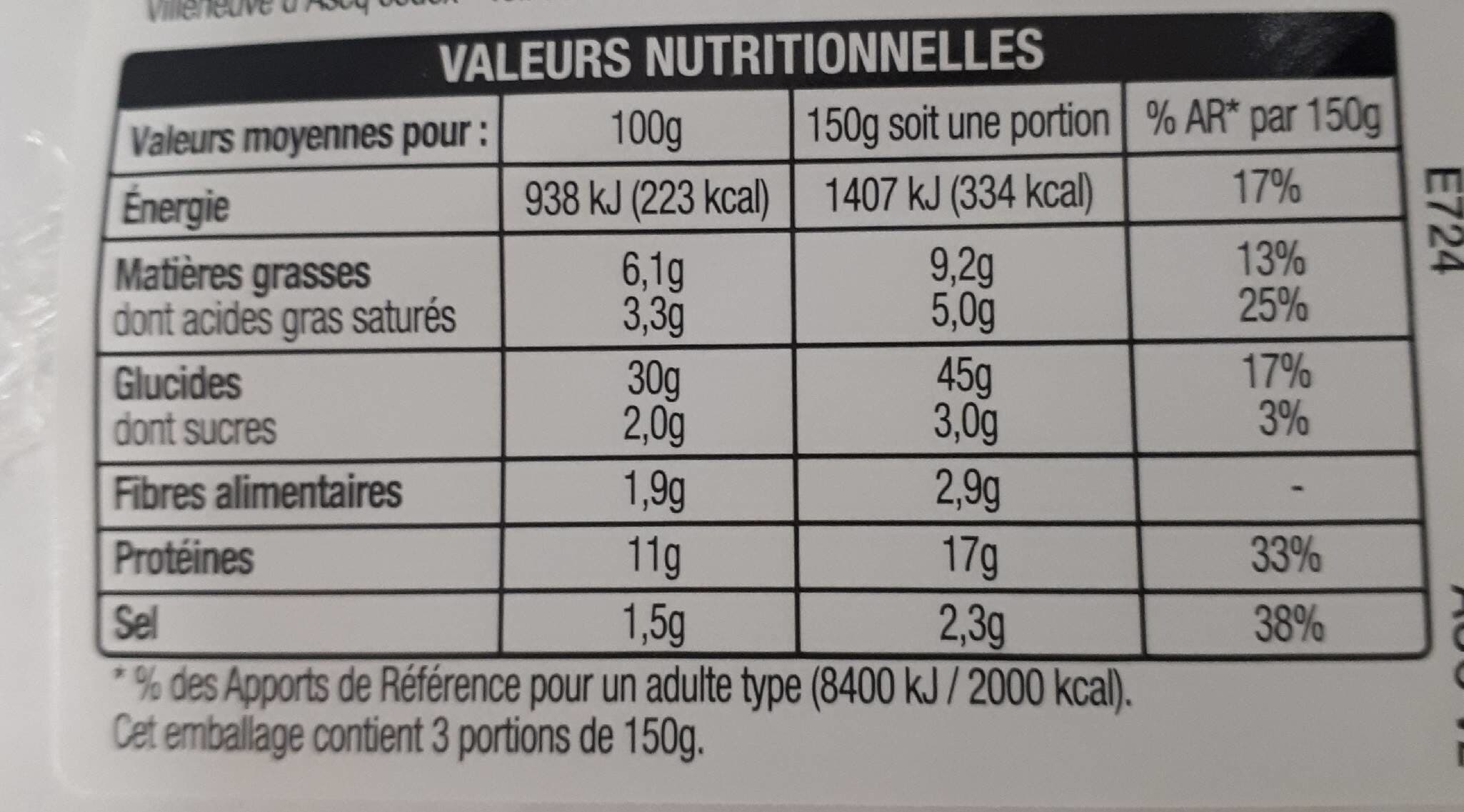 Auchan Jambon champignons packshot