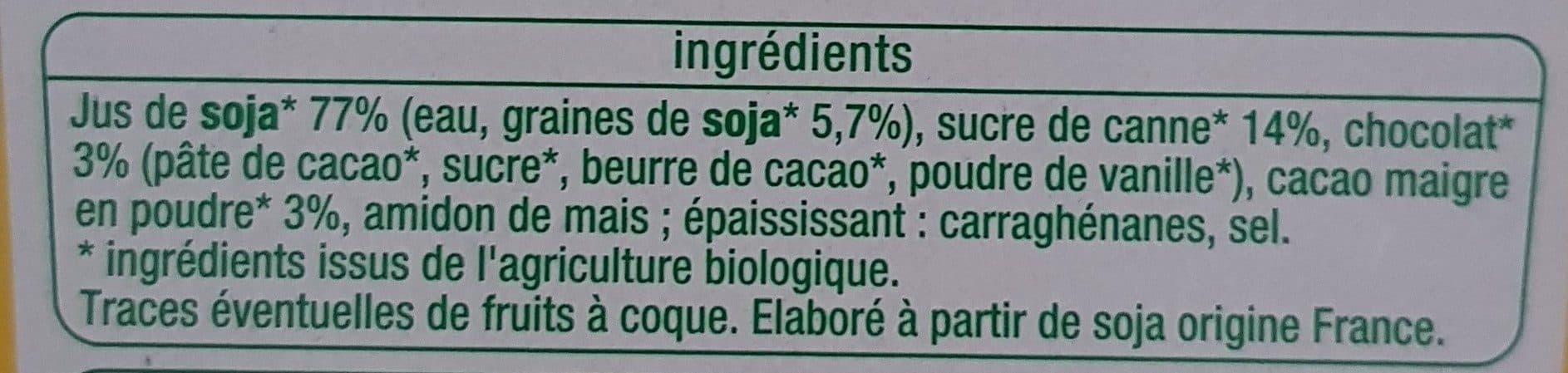 Auchan Bio Soja Chocolat packshot