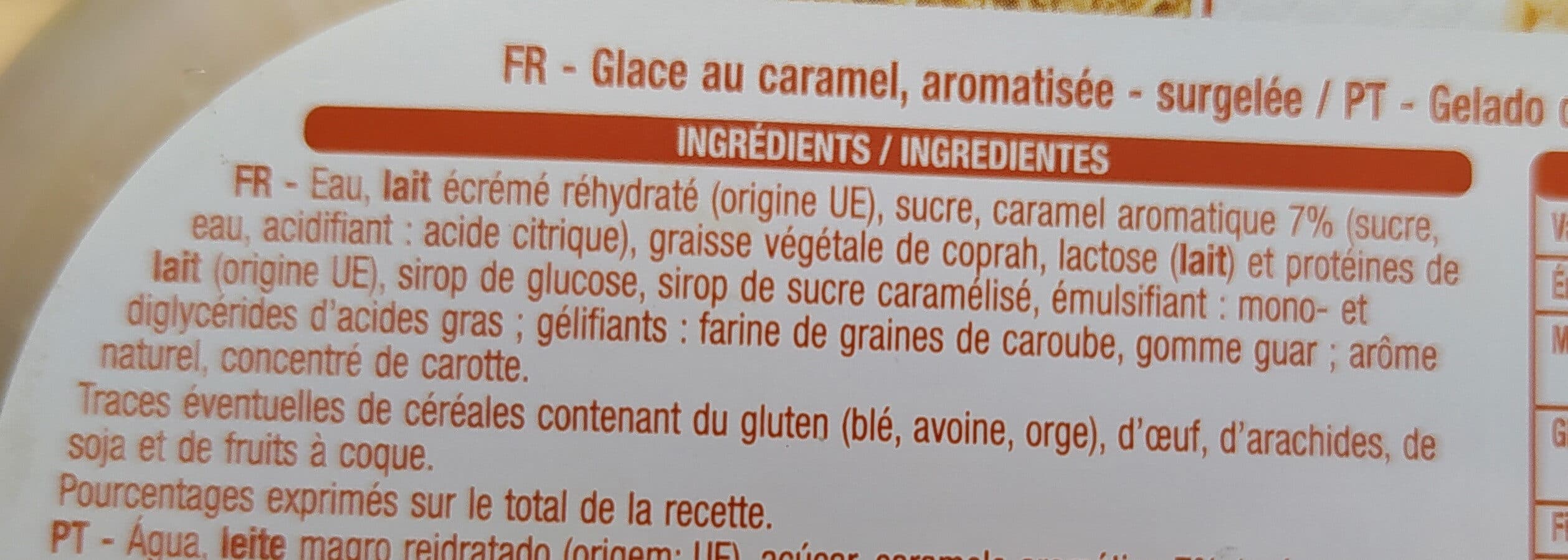 Auchan Caramel Morceaux de caramel packshot