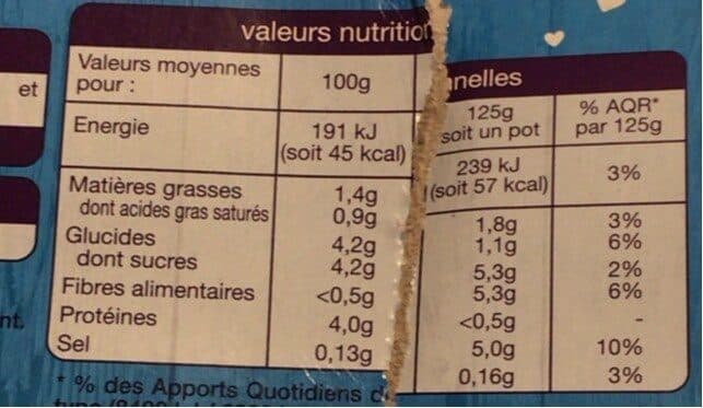 Auchan Yaourt naturetexture ferme packshot