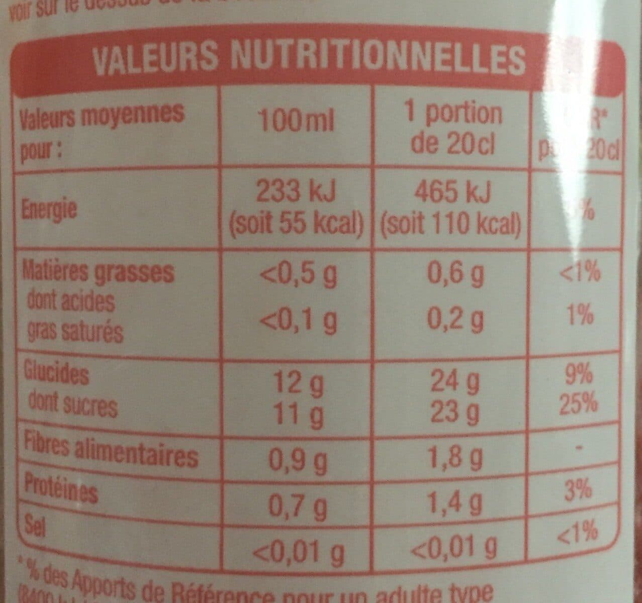 Auchan Smoothie Fraise Banane packshot