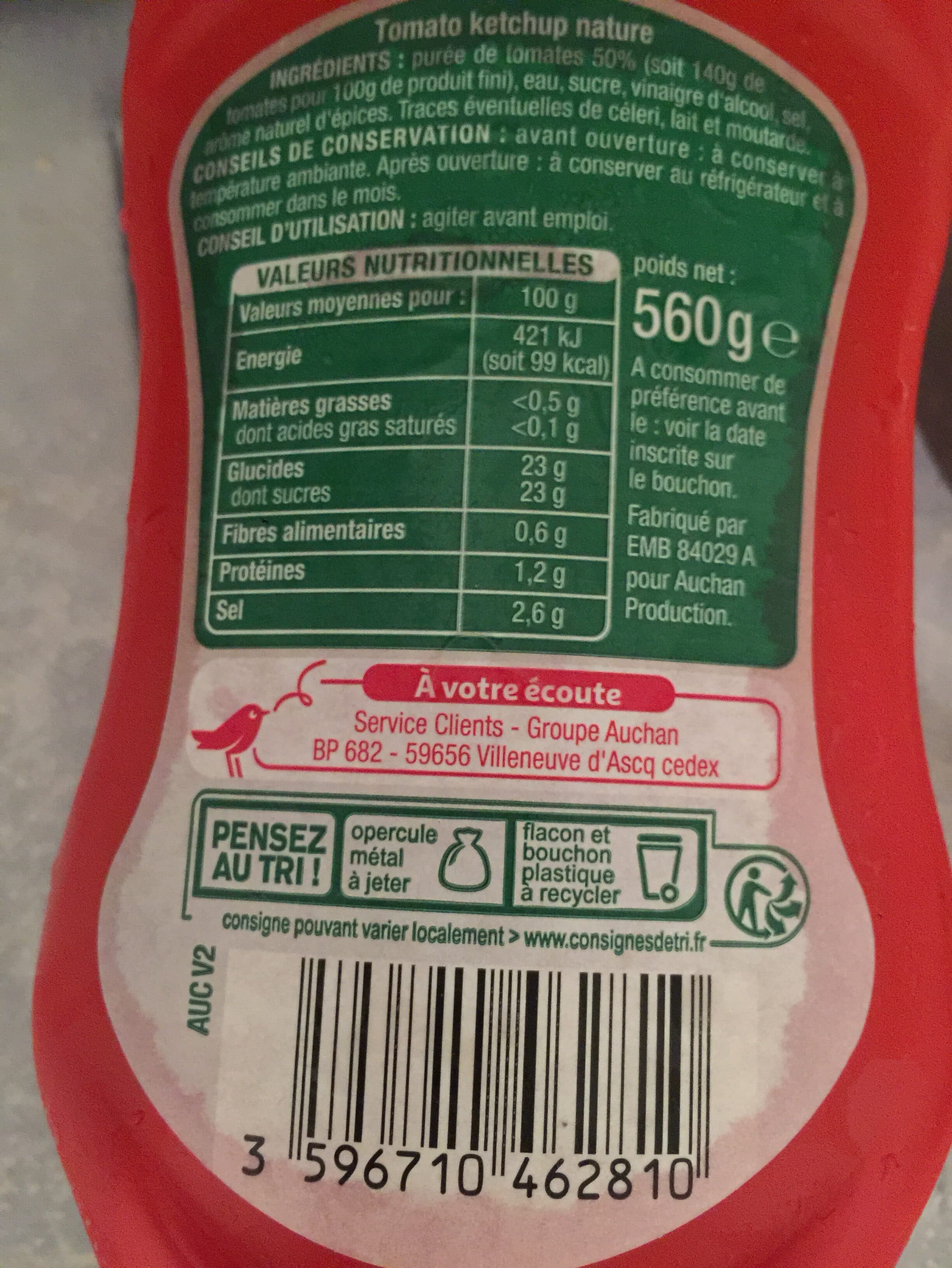Auchan Ketchup packshot