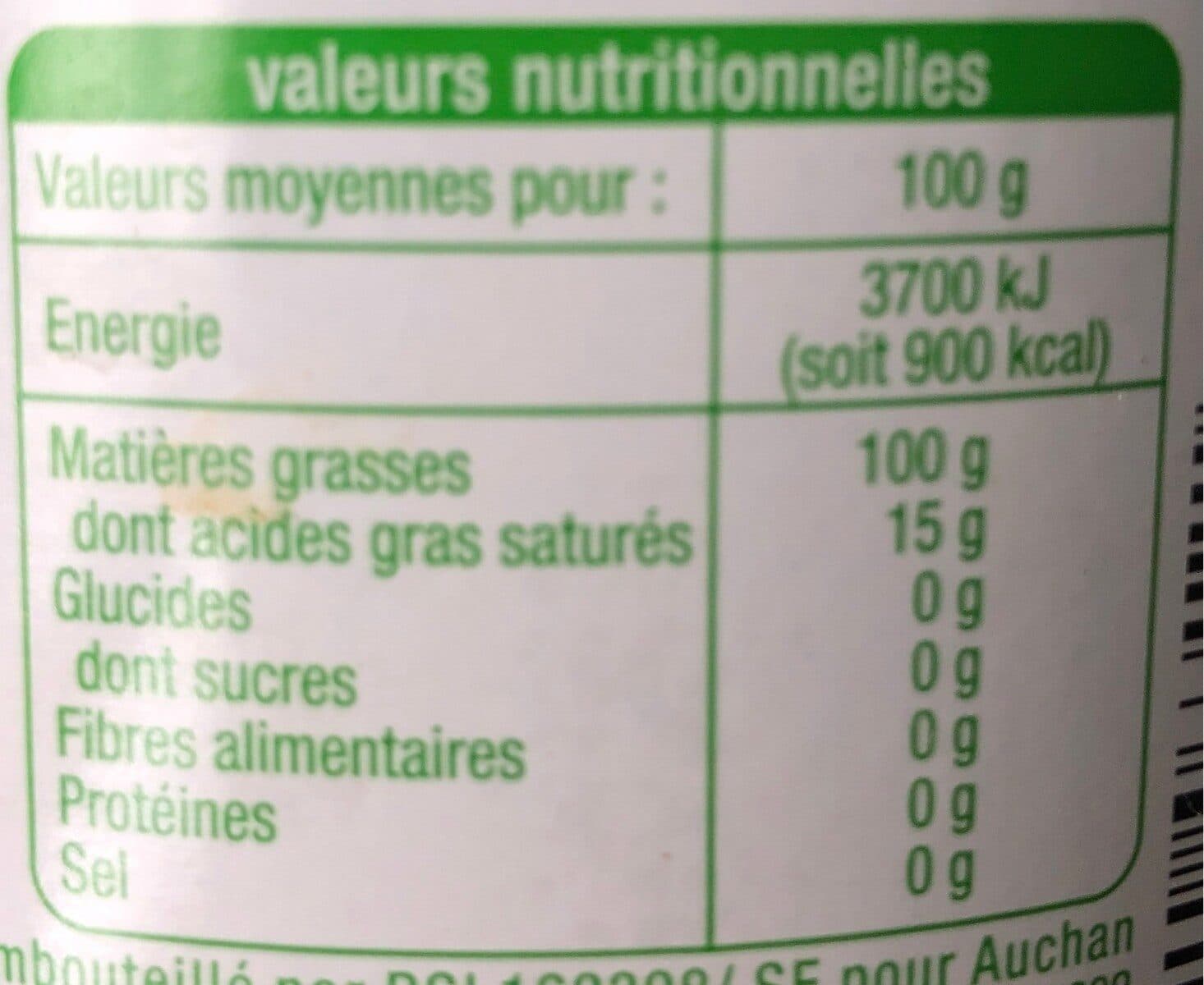 Auchan Huile d'olive vierge extra Puissante. Origine: Espagne packshot