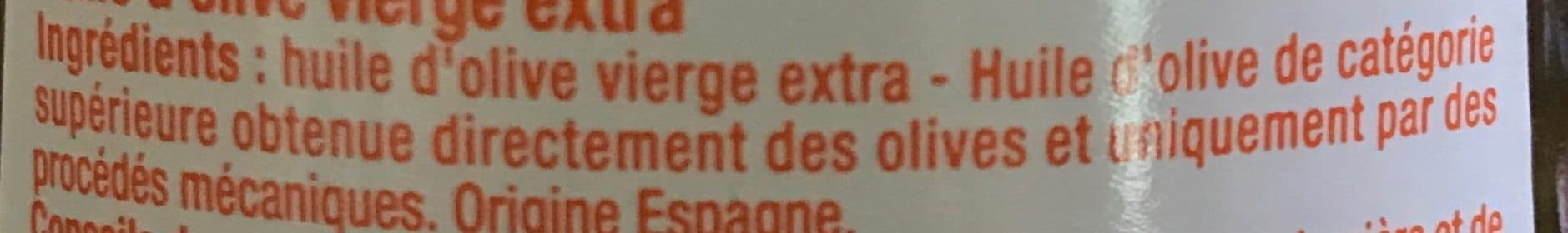 Auchan Huile d'olive vierge extra Délicate Origine: Espagne packshot