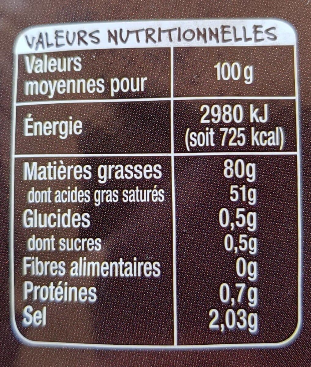 Open Food Facts Beurre de Baratte moulé demi-sel packshot