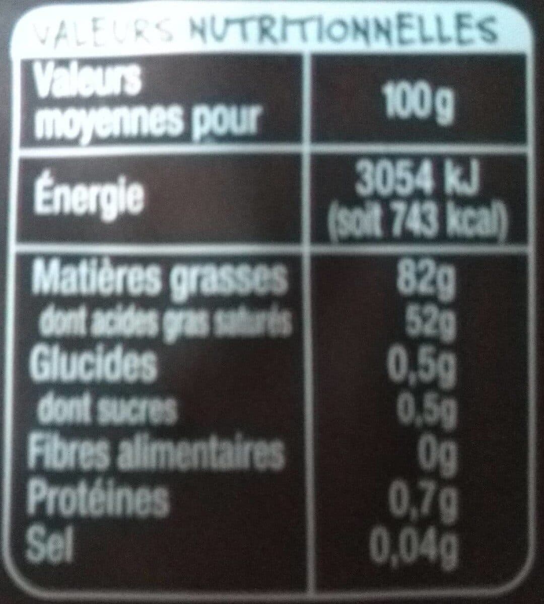 Auchan Beurre de Baratte moulé doux packshot