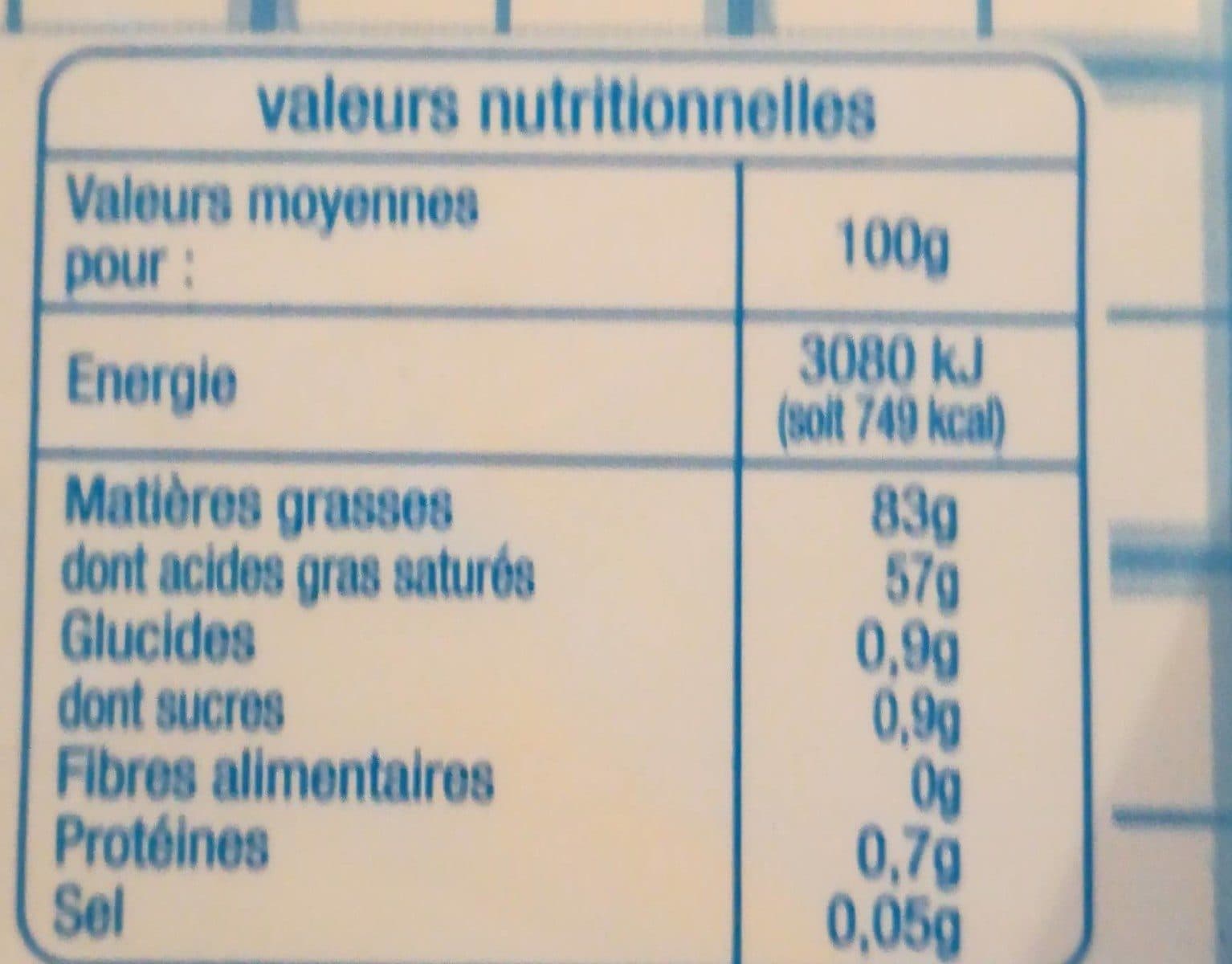 Auchan Beurre mouléDoux packshot
