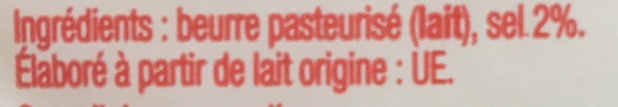 Auchan Beurre mouléDemi-sel packshot