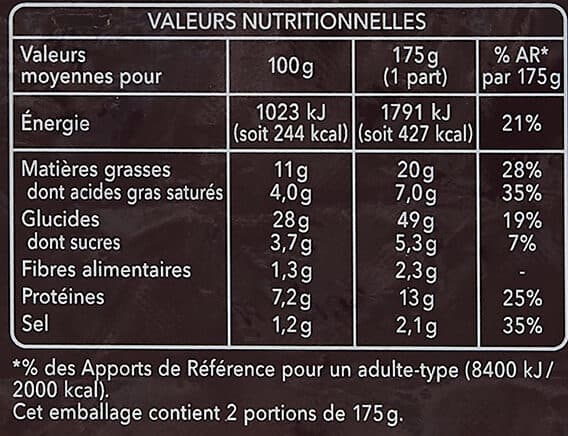 Auchan Flammekueche - Recette alsacienne packshot