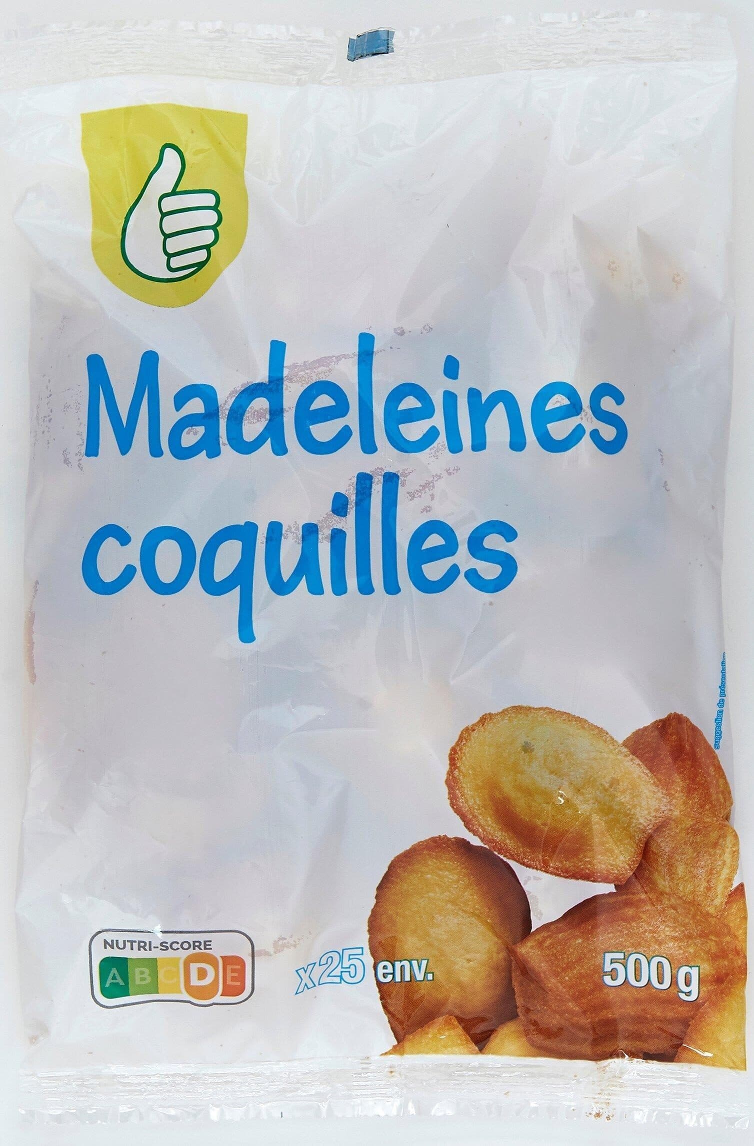 Auchan Madeleines coquilles packshot