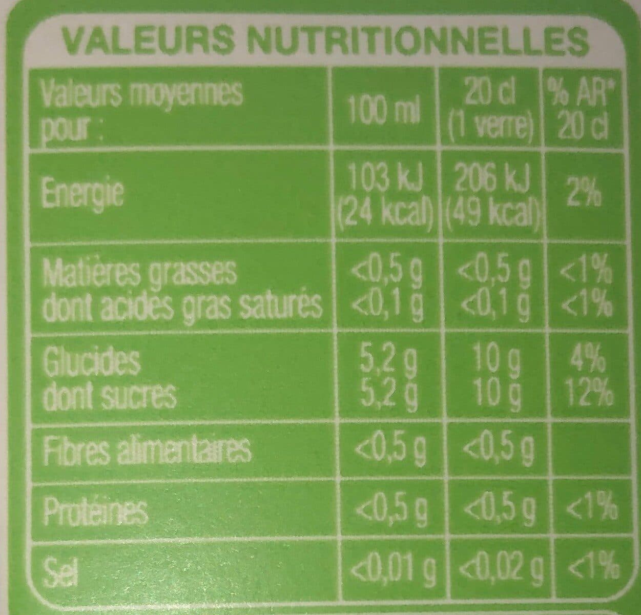 Auchan Nectar multifruits à base de concentrés. Teneur en fruits : 50 % minimum. packshot