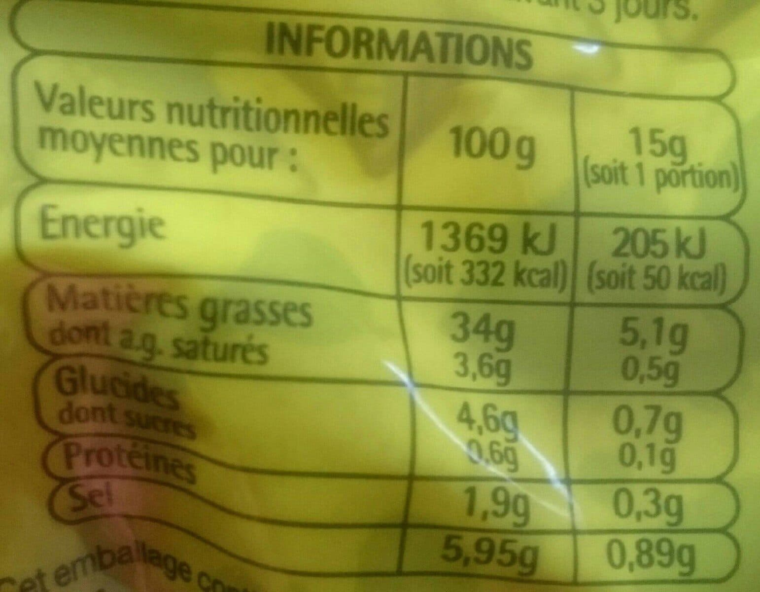 Auchan Olives noires à la grecque packshot