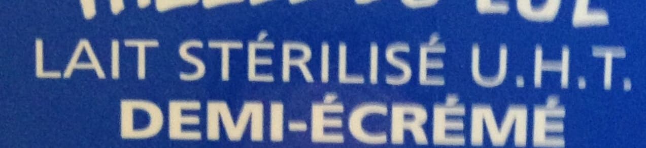 LES 30 FERMES DE CANT'AVEY'LOT Lait demi-écrémé Cant'Avey'Lot UHT packshot