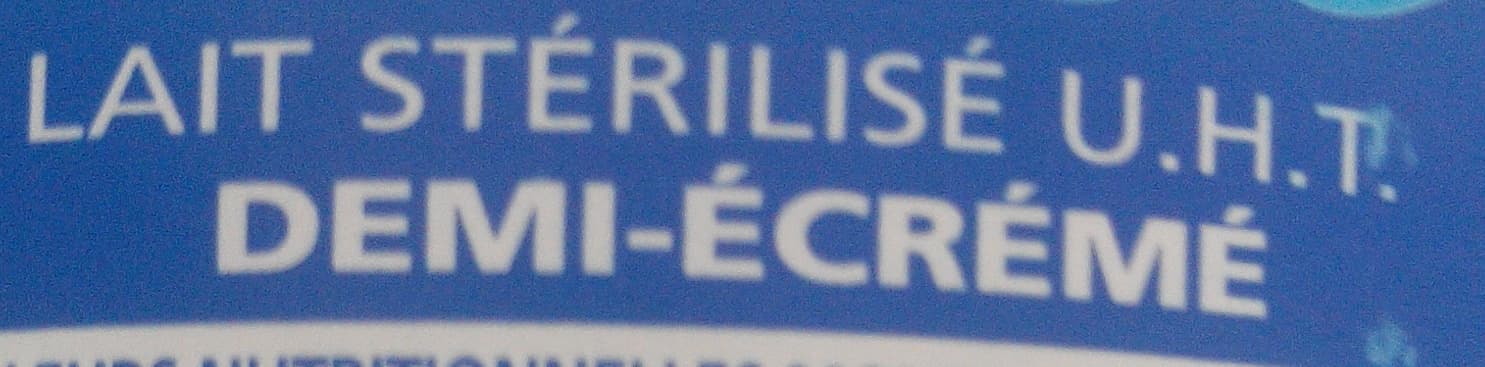 Vallée du Lot Lait demi-écrémé packshot