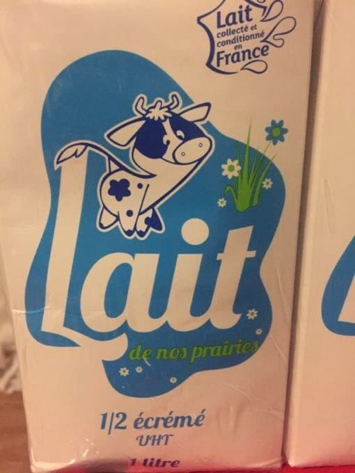 Lait de Nos Prairies Lait packshot