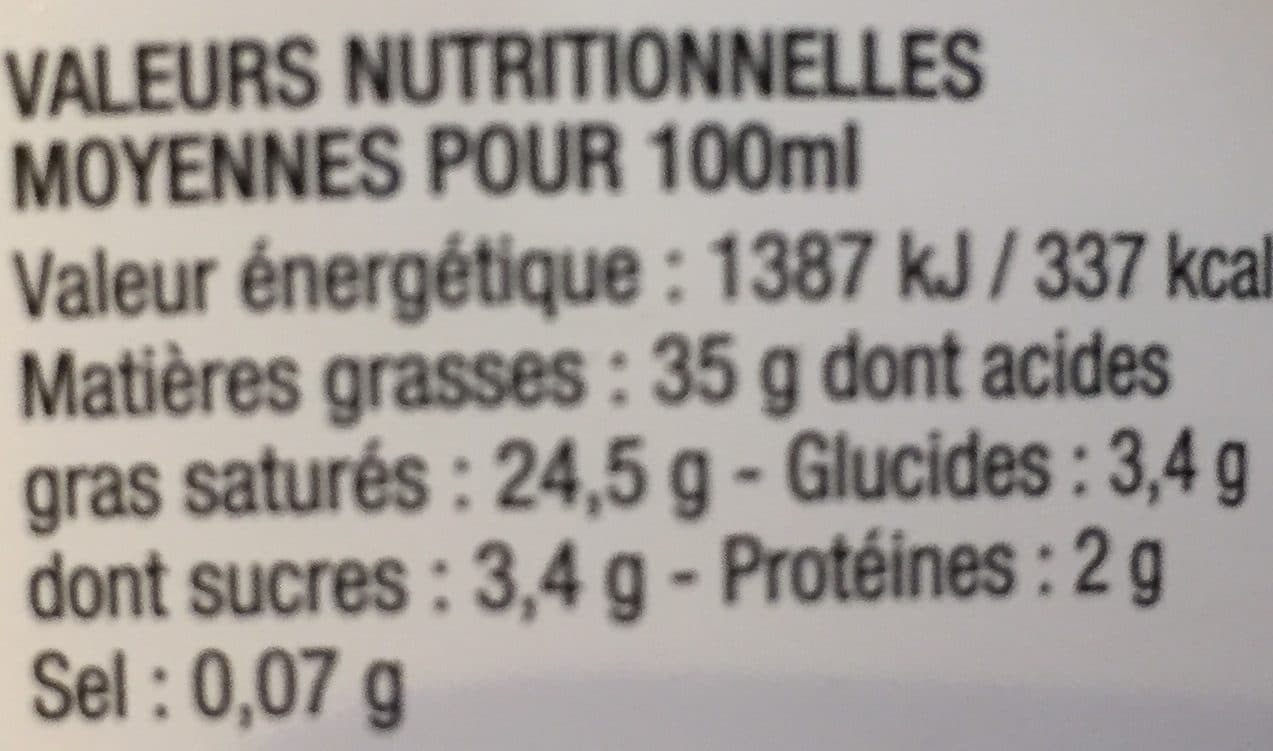 Laiterie Les Fayes La Crème Fraîche les Limousins liquide packshot