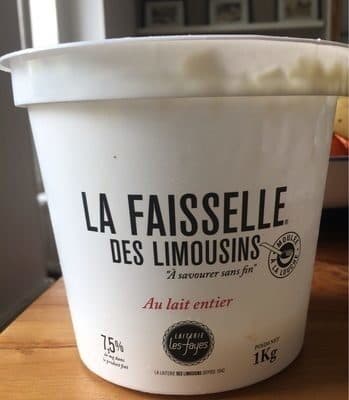 Laiterie Les Fayes Les Fayes faisselle packshot
