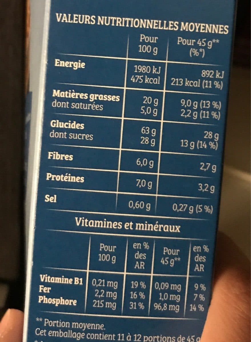 Quaker Cruesli chocolat au lait packshot