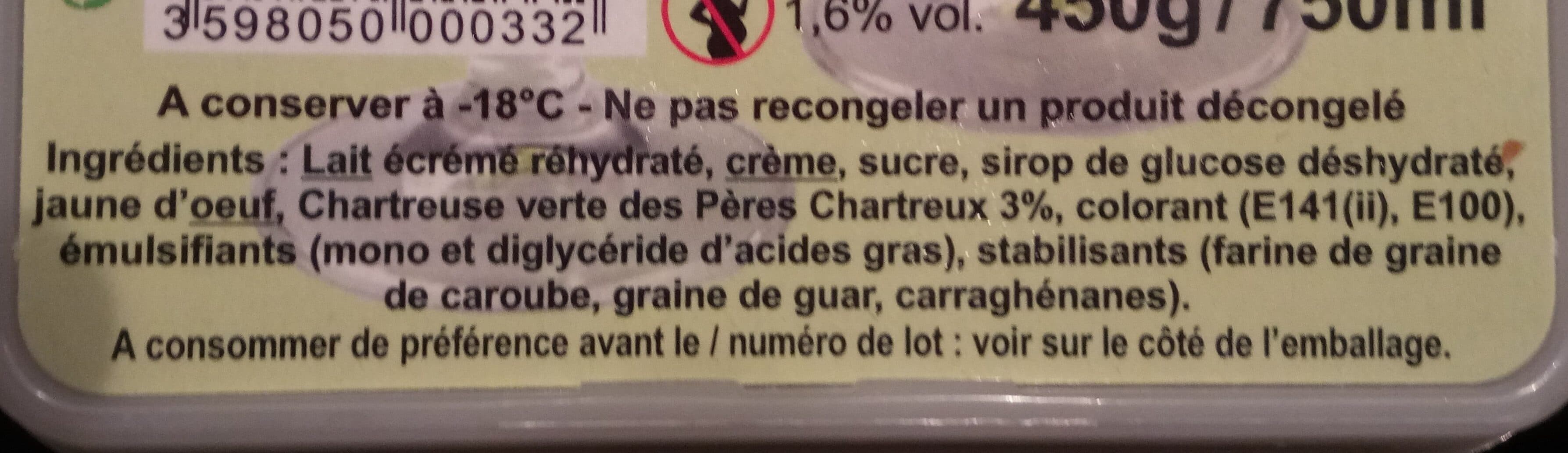 Altiflore Altiflore Crème glacée Chartreuse le bac de 450 g packshot