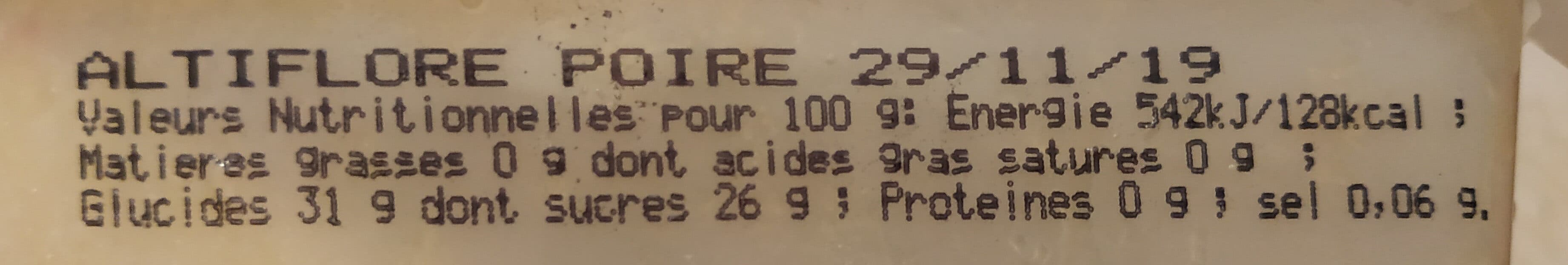 Altiflore Poire des Alpes packshot