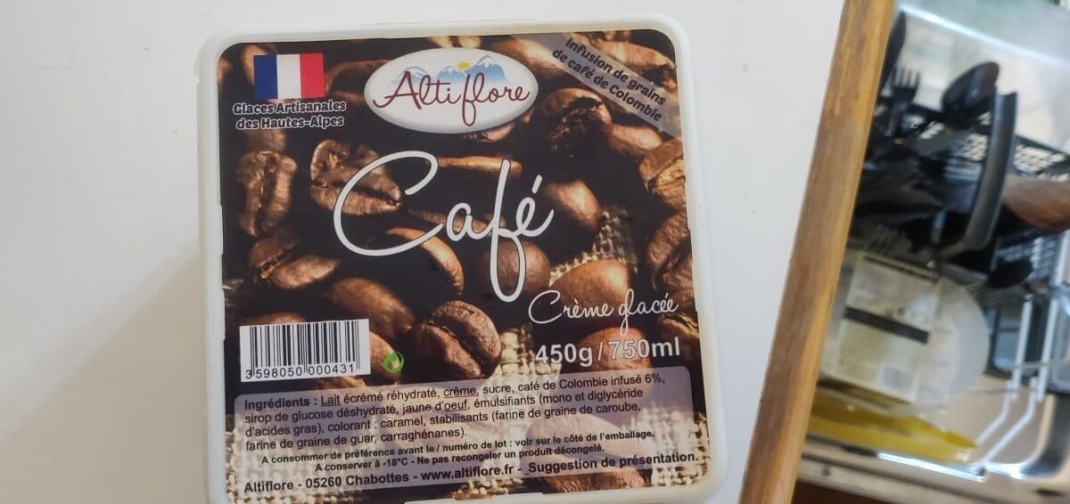 Altiflore crème glacée glacée packshot